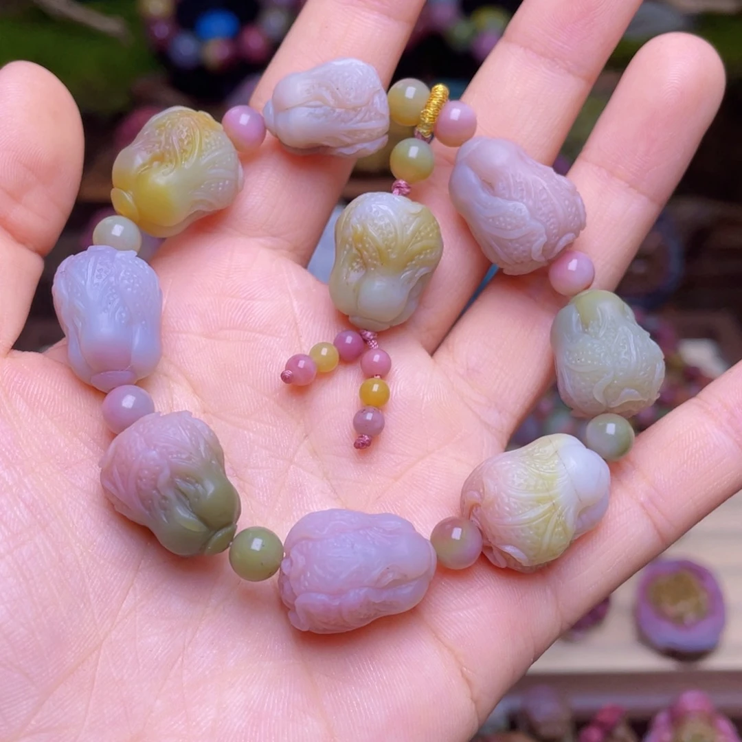 玛瑙/玉髓未镶嵌珠宝半成品盐源玛瑙福利白菜