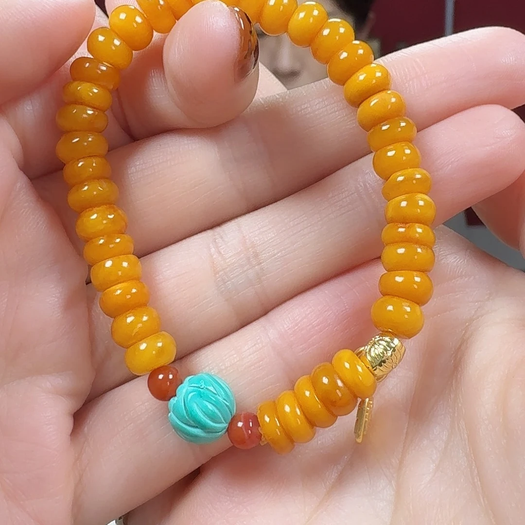 手链蜜蜡未镶嵌手串