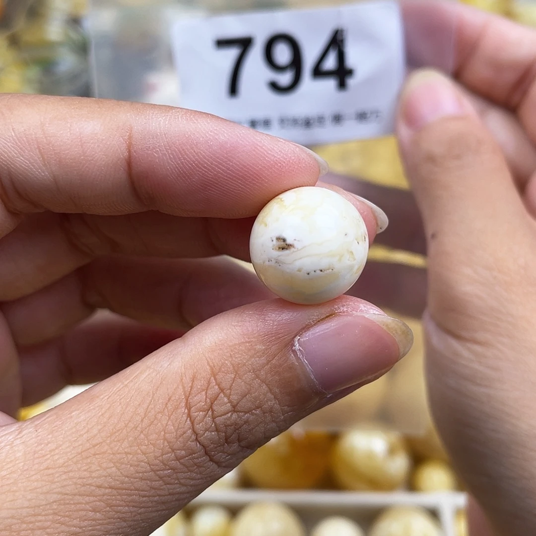 琥珀未镶嵌珠宝奇石15粉