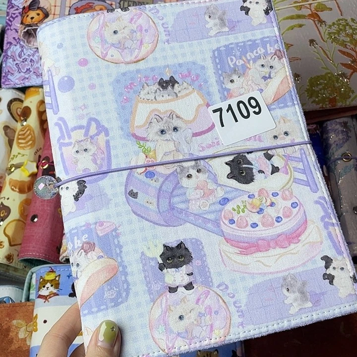 织绣A5活页不送纸7109
