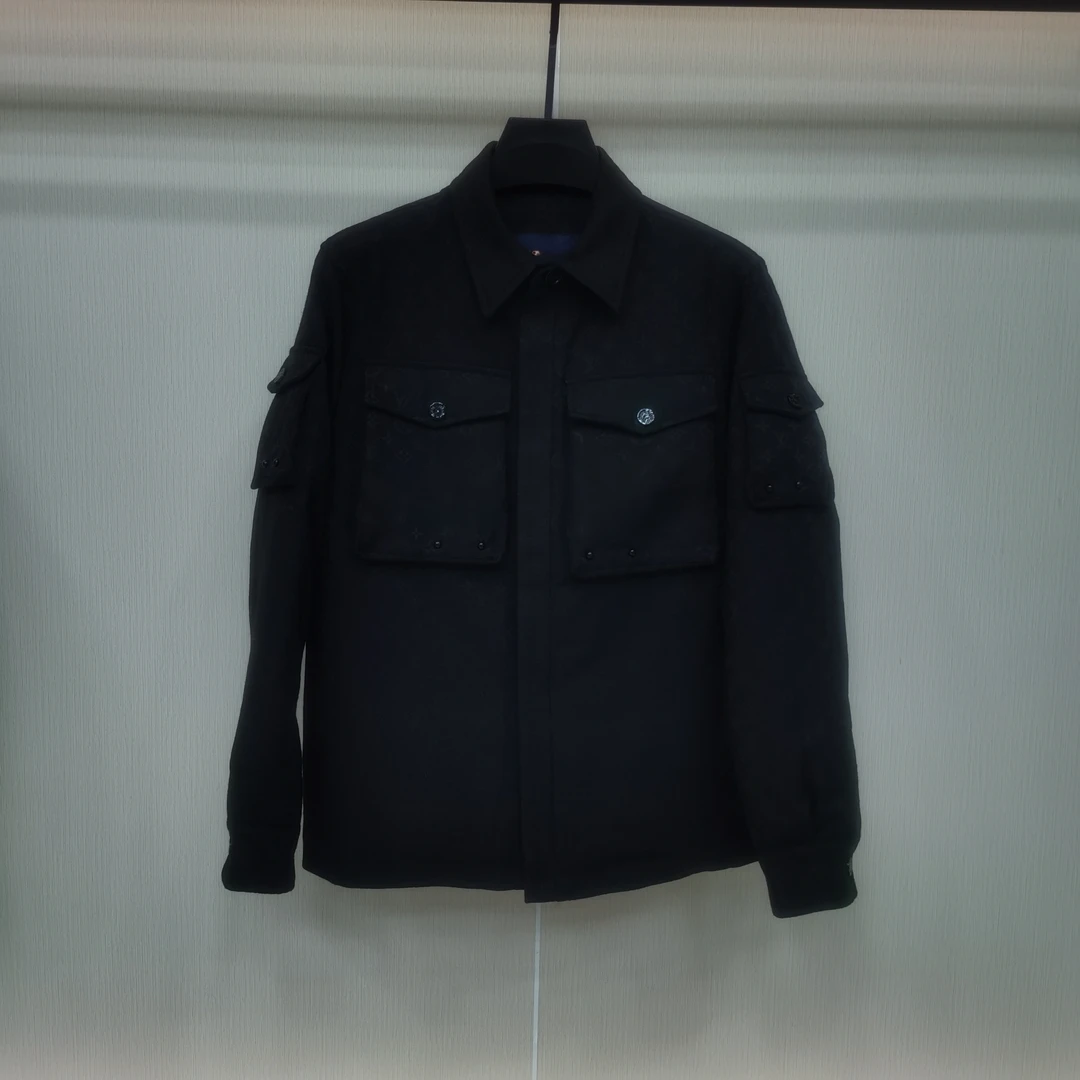 2024男士秋冬拼接工装休闲夹克6625