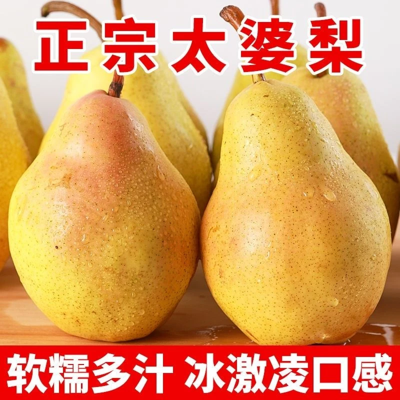 太婆梨正宗河南新鲜水果大头鸭梨丑当季香甜软糯太婆应季香蕉梨子