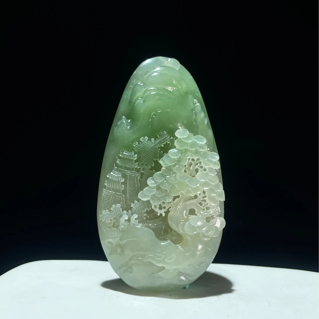 A14-翠影松风 和田玉