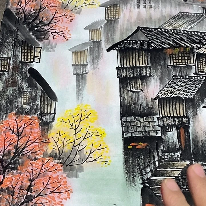 手绘国画作品欣赏作品