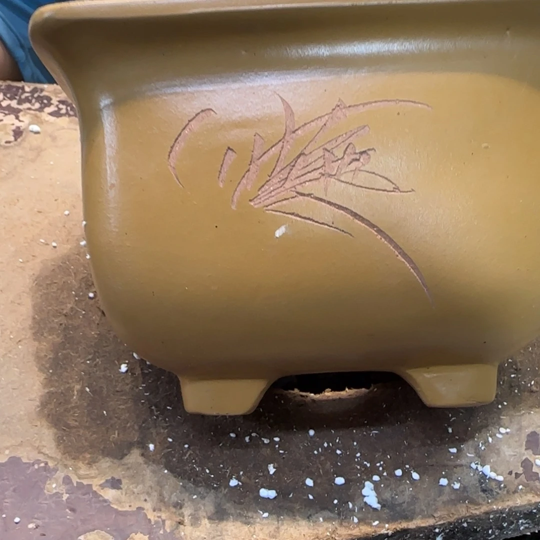 紫砂花盆口径18.13口径