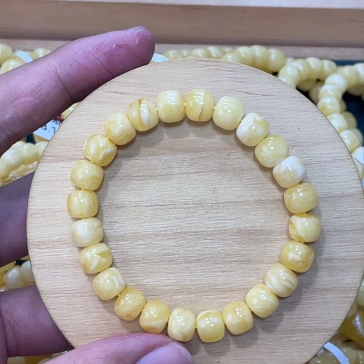 蜜蜡手链未镶嵌墨*