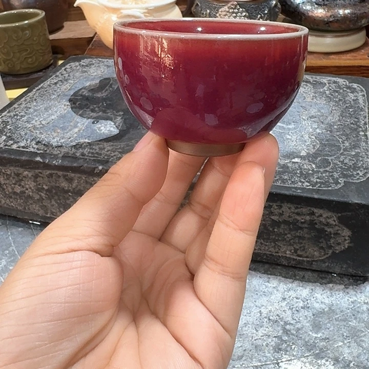 青瓷主人杯,一个,瓷。。品茗瓷