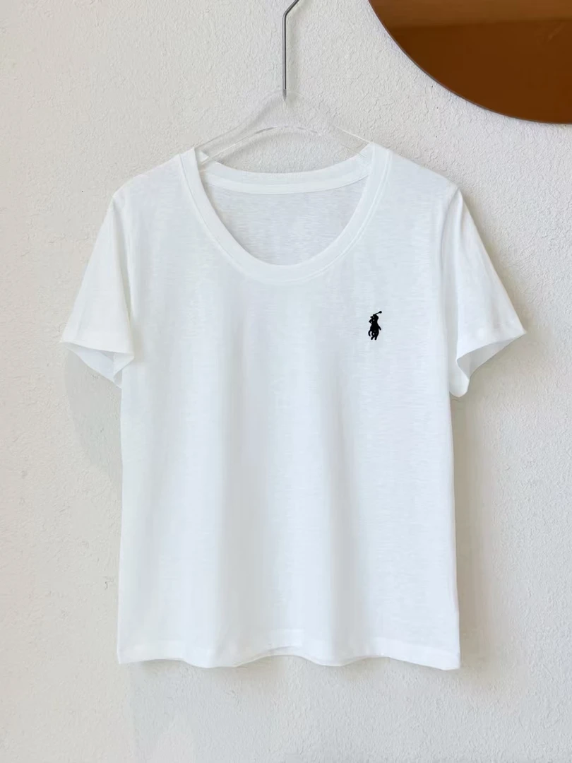 NE2025夏款小马刺绣圆领T恤 8512 Q