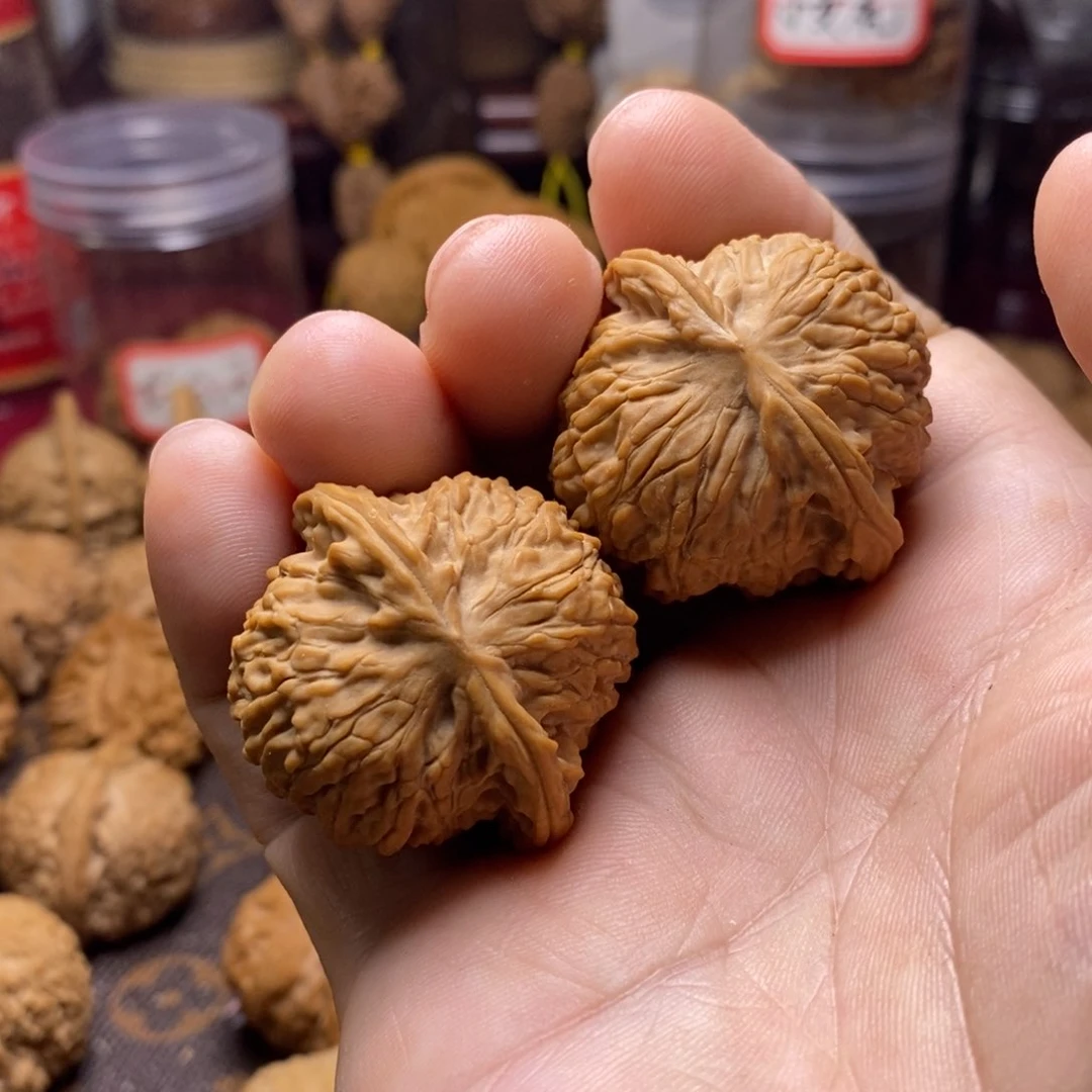 核桃手串/手链简*?黄干狮子头37