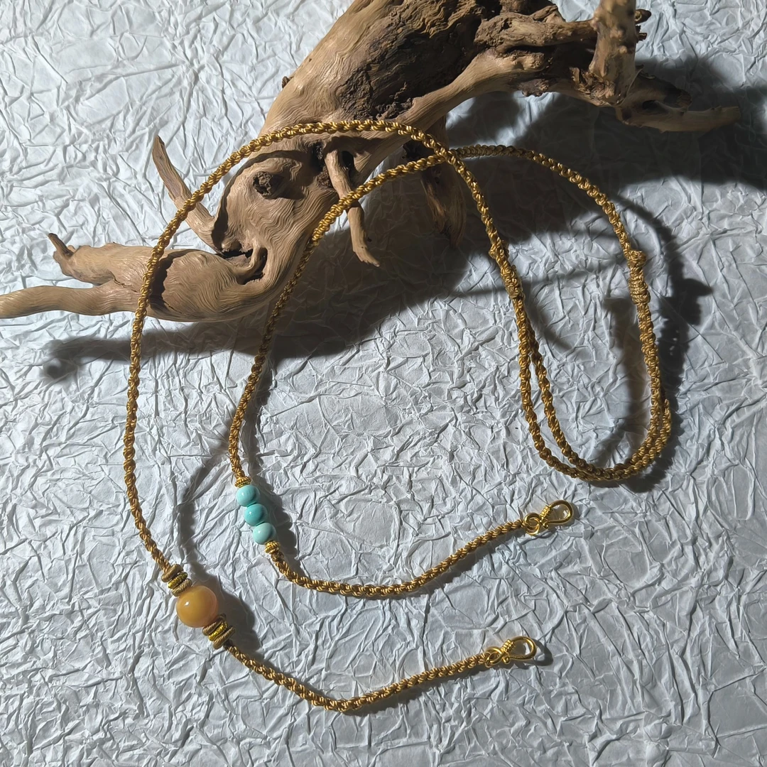 【狒狒】居安I万能颈链 圆珠原矿 百搭款