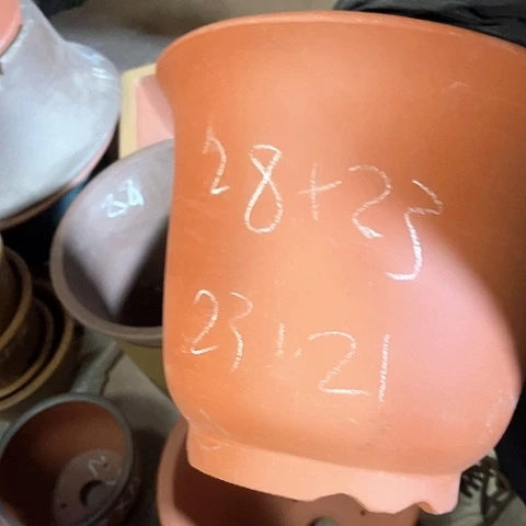 紫砂花盆金钟盆一只