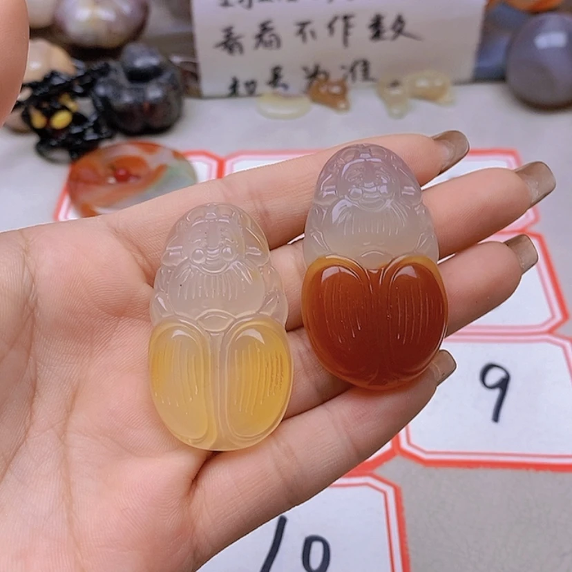 【闪购商品】未镶嵌玛瑙/玉髓珠宝半成品海*