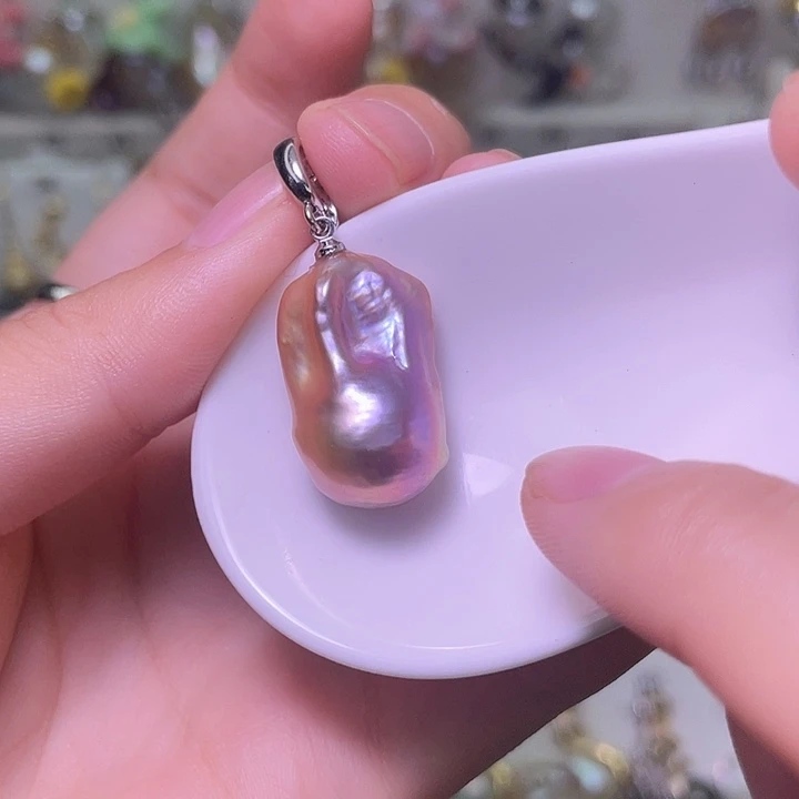 颈饰合金淡水珍珠12