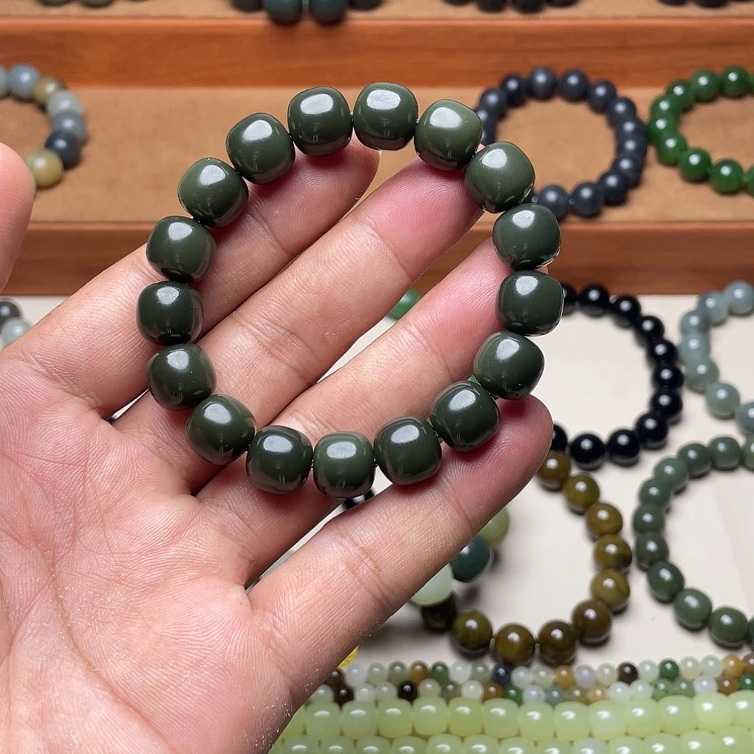 木***東和田玉未镶嵌手串