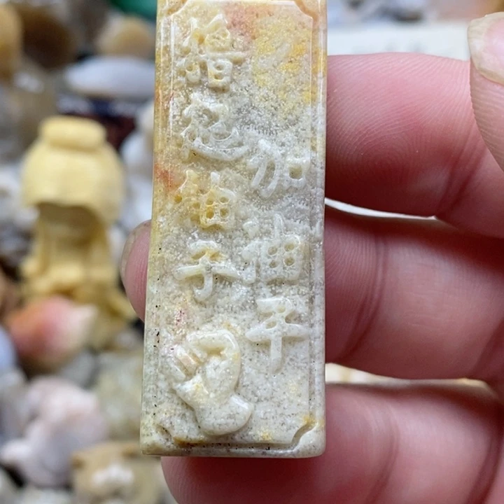 颈饰未镶嵌硅化珊瑚（珊瑚玉）