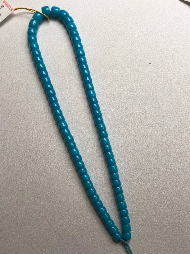 湖北十堰文鹏精品原矿绿松石单圈手持高瓷男女款手工无优化