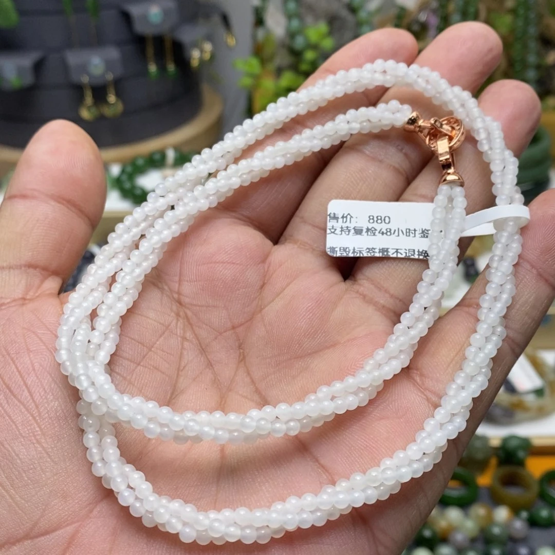 和田玉（白玉）颈饰未镶嵌41