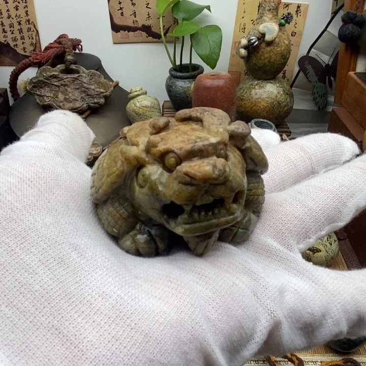 岫岩河磨玉（透闪石质玉）未镶嵌把件