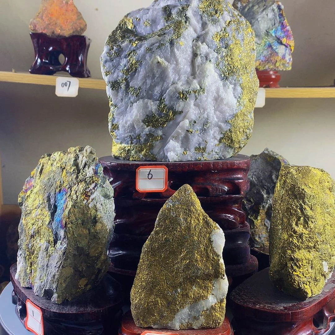 石材2号原矿石带底座