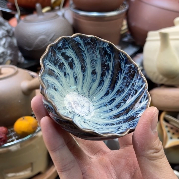 陶摆件然后把所有食材的