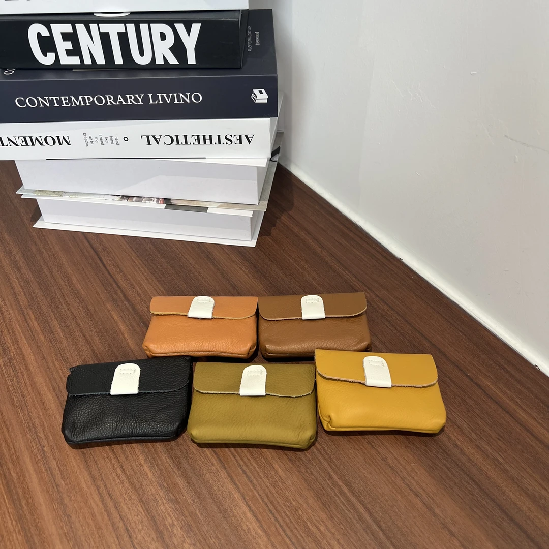 MILIAN2024原创小众设计新款真皮卡包零钱包