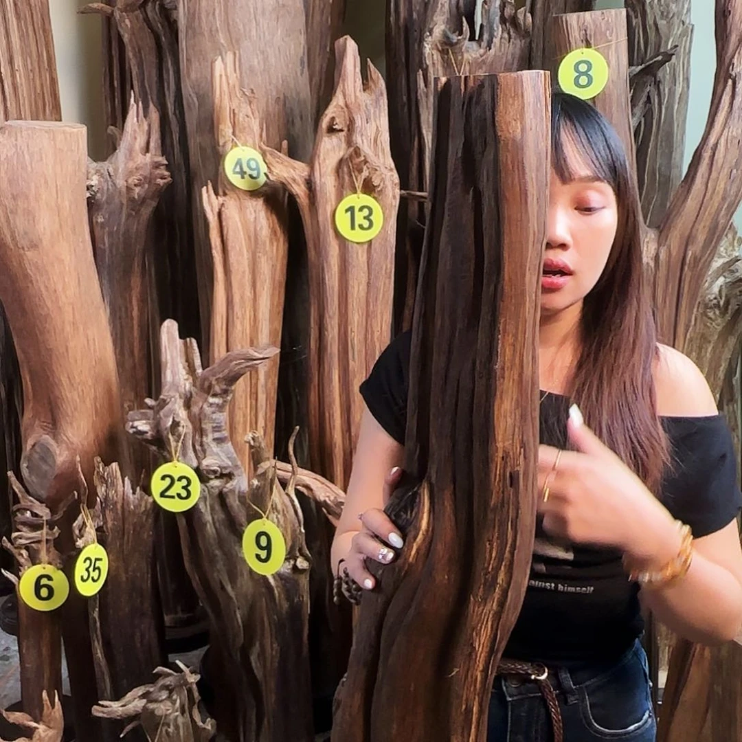 沉香沉香碎屑沉香原材料摆件➕底座