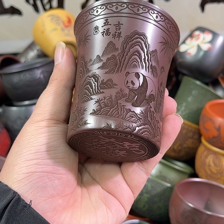 茶杯紫砂全手工紫砂主人杯