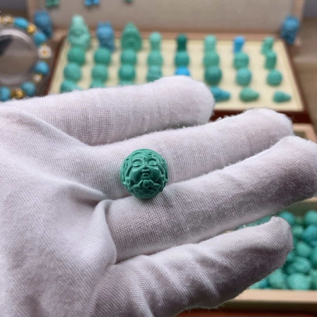 湖北雕刻美人鱼13.5mm