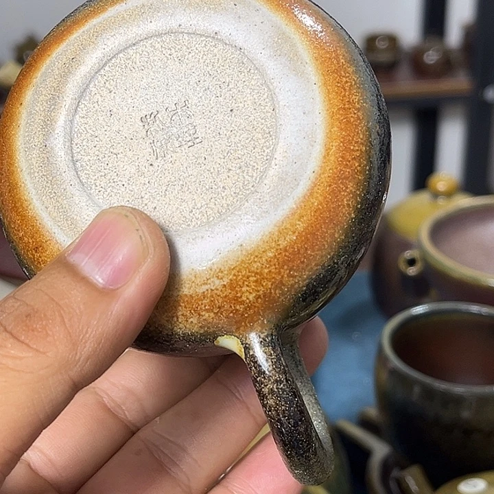 杯F*h木理柴烧古法烧制