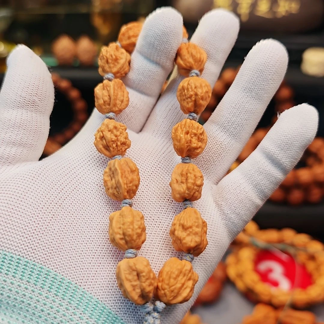 文玩核桃手串姬宝核桃手持楸子核桃手串屁桃手持