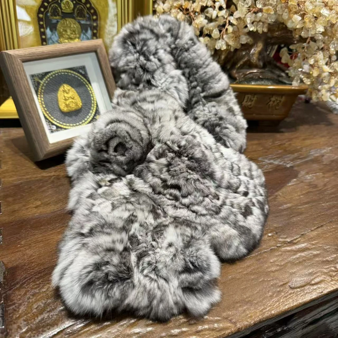 进口青紫蓝龙猫编制围脖！GZ6643