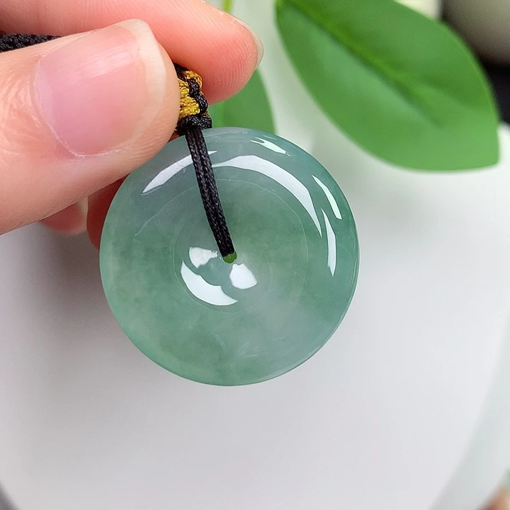 颈饰未镶嵌翡翠平安扣 27-5.6mm