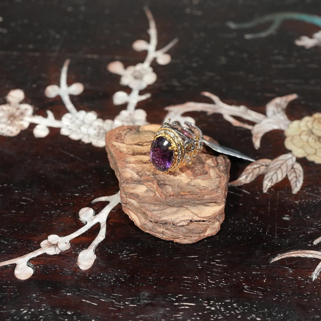 1.12香港王老板-水晶镶嵌戒指o71