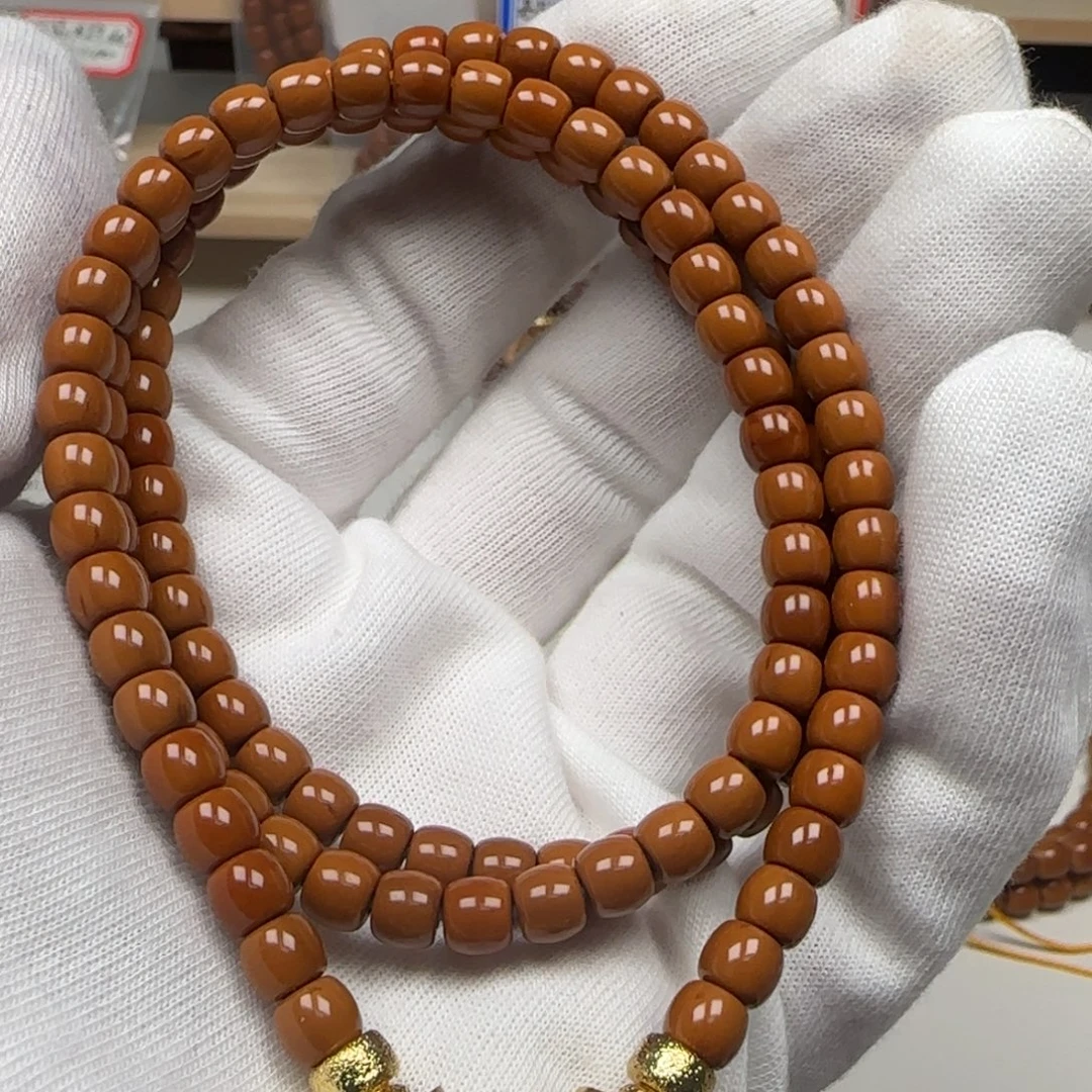 手串橄榄核老挝长串极限弧福利5.8mm