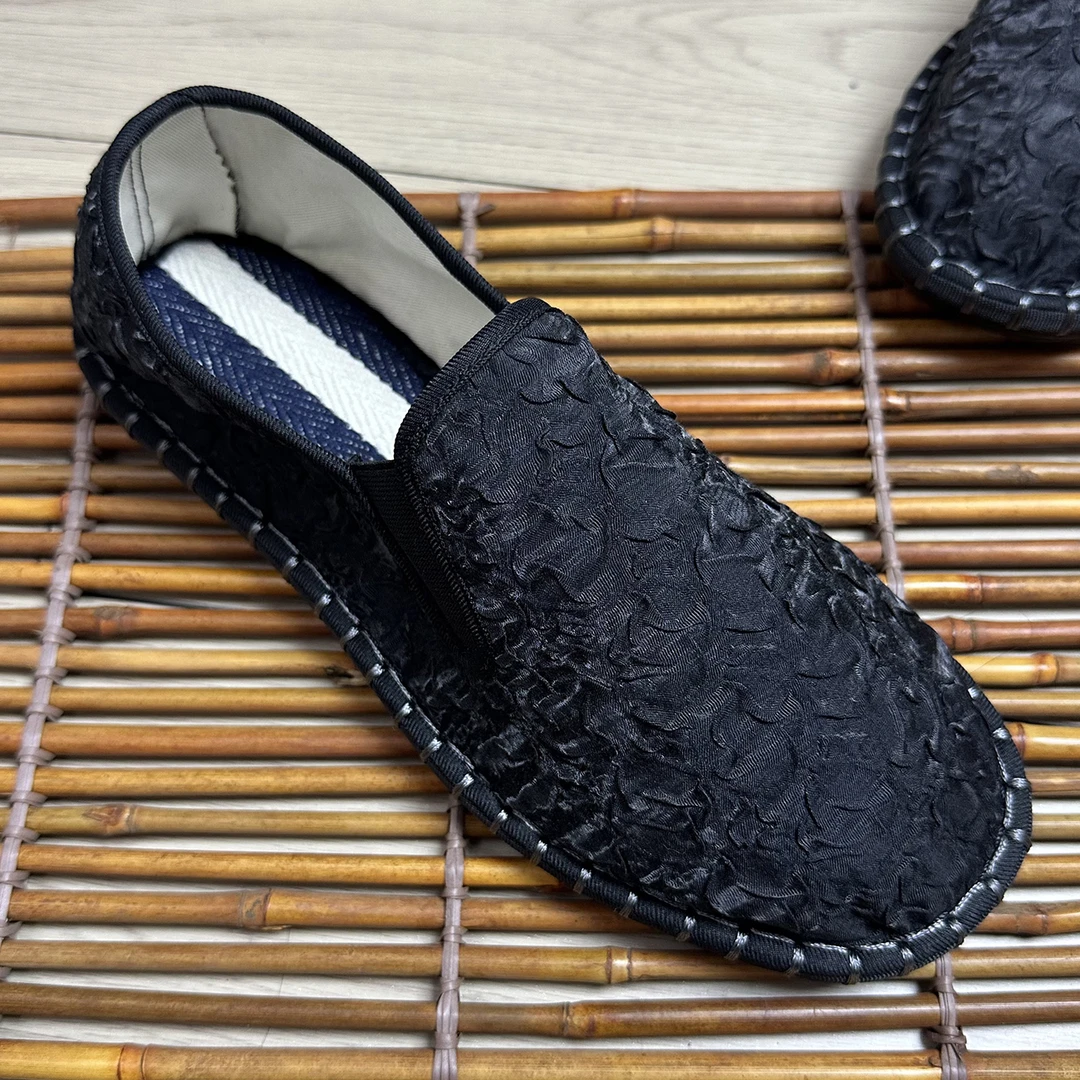 新款老北京布鞋男士休闲养脚鞋舒适吸汗柔软透气平底男鞋韩版轻便