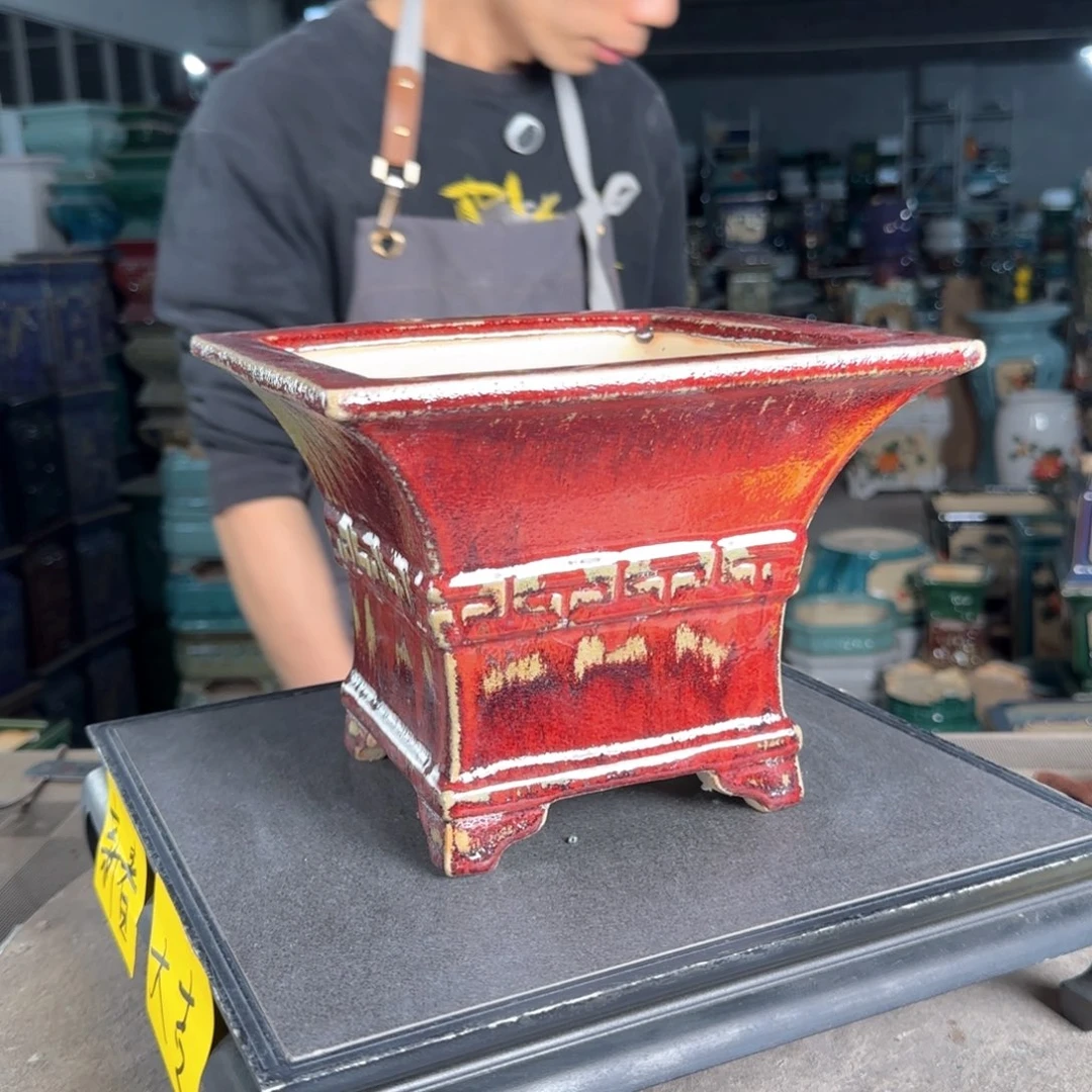 一风堂石湾花盆。微瑕