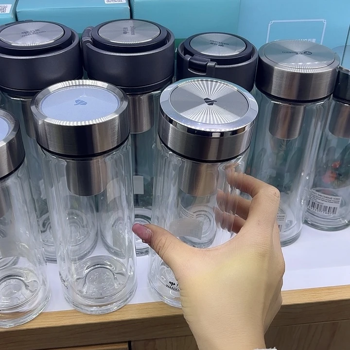 万象品牌双层玻璃杯V48RL-370