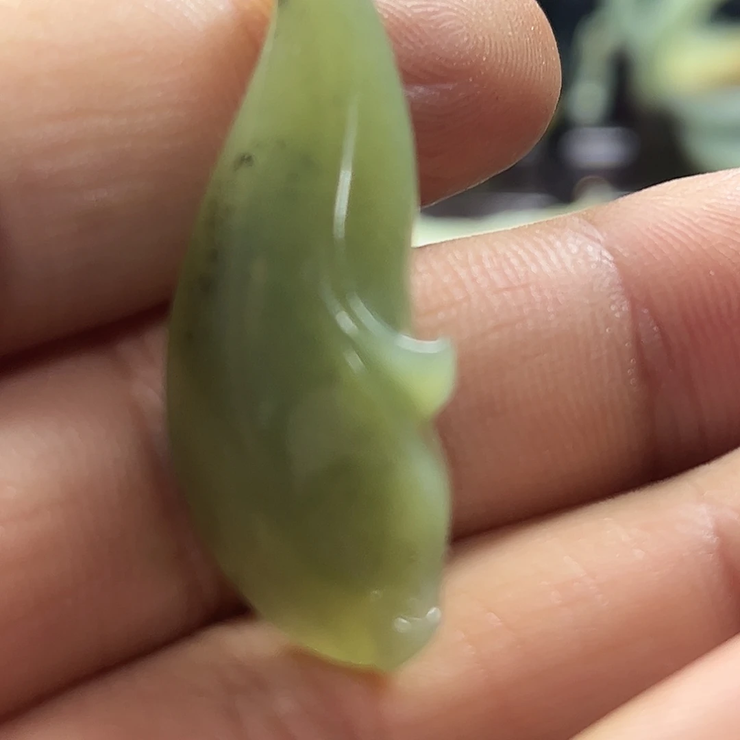 和田玉未镶嵌吊坠(不含链)
