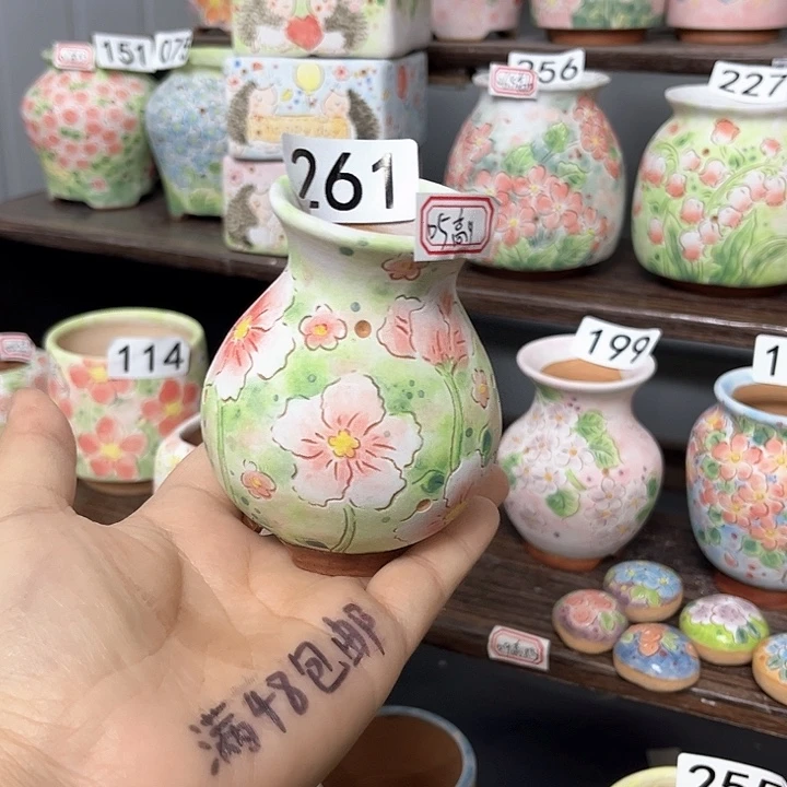 手工制作多肉花盆