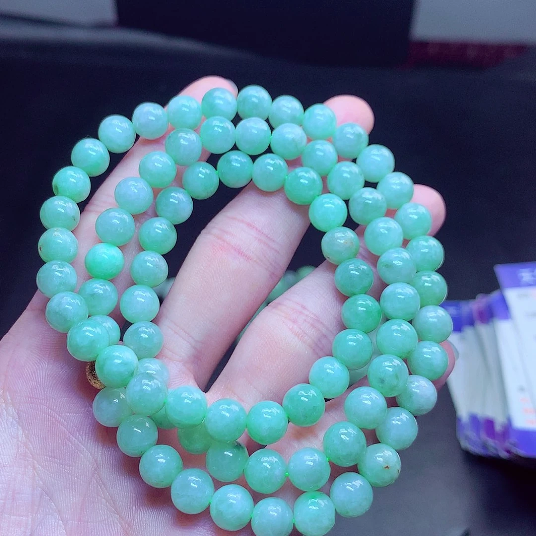 翡翠未镶嵌毛衣链