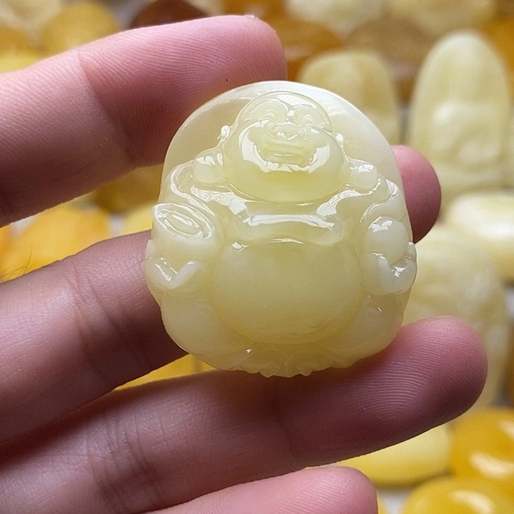 琥珀颈饰未镶嵌琥珀蜜蜡吊坠