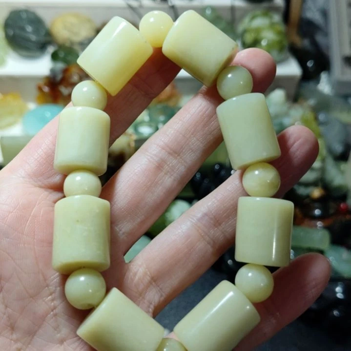 岫玉手串款式未镶嵌