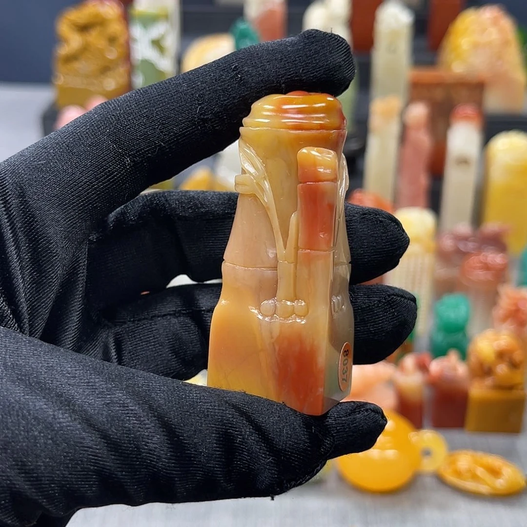 昌化石印石包邮包刻8037