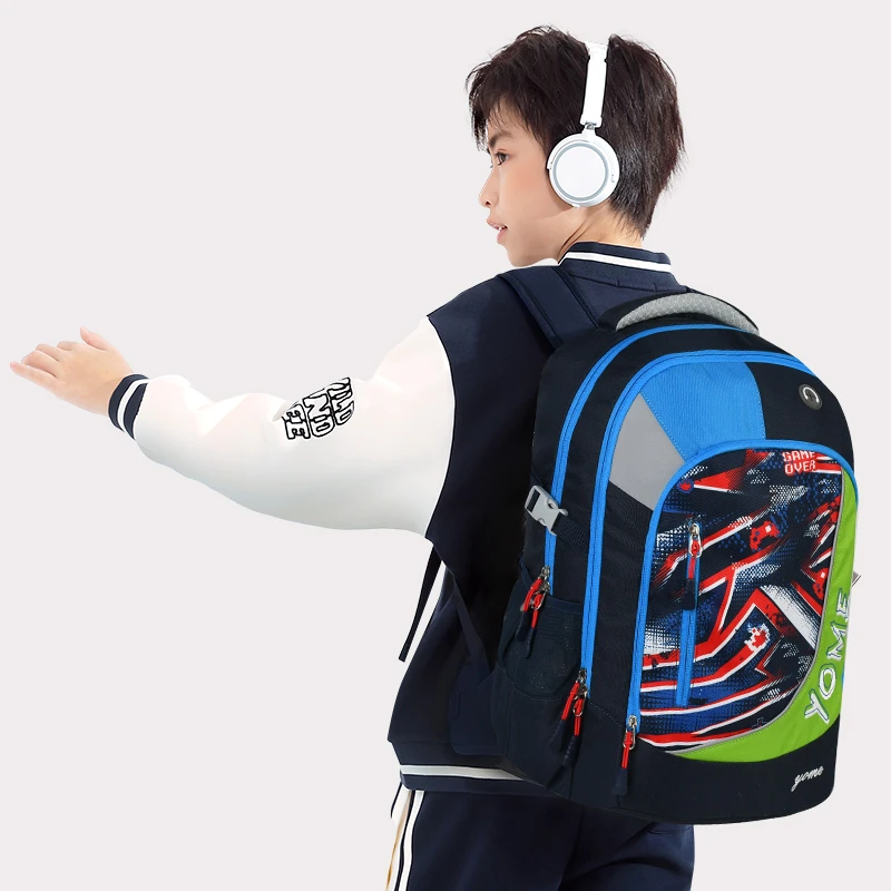 YomeX AIRFLOW空气按摩高年级小学生书包3-6年级男女孩减负护脊