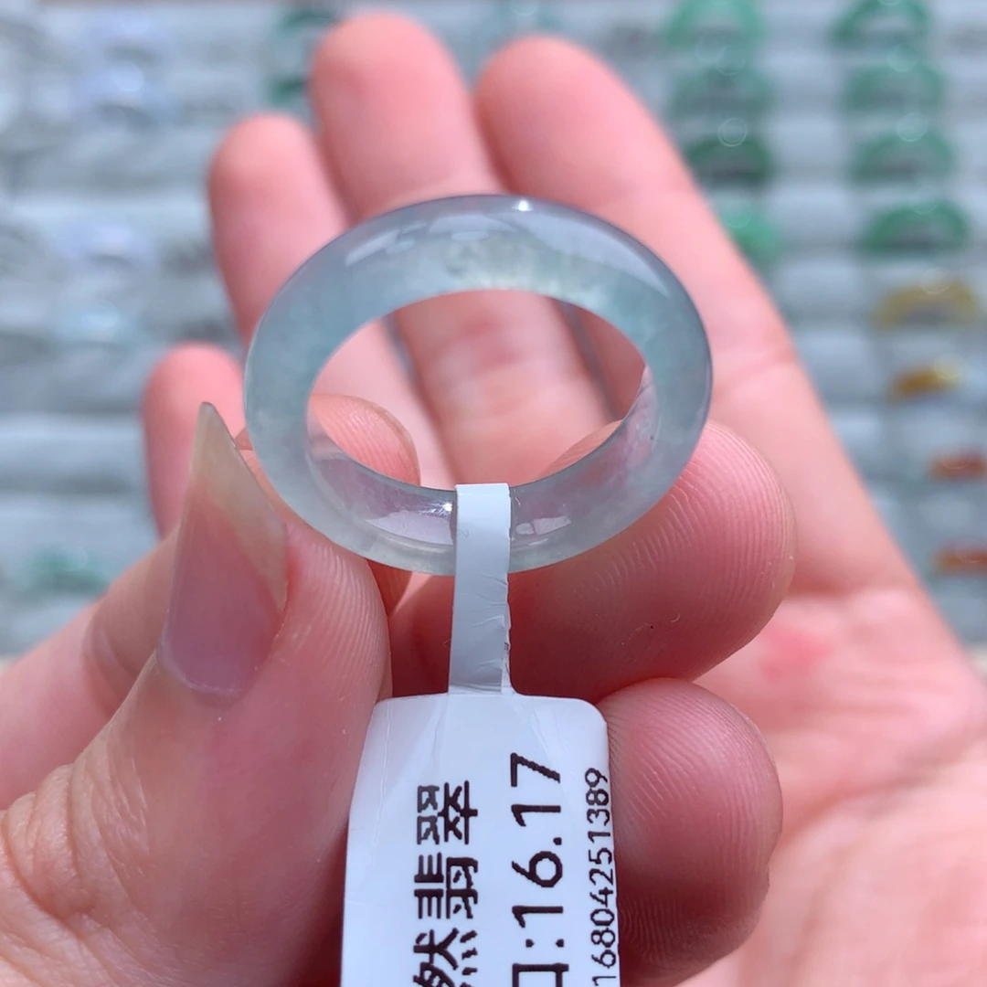 翡翠戒指未镶嵌天然