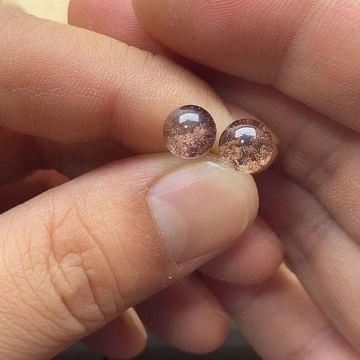 水晶珠宝半成品银S925镶嵌