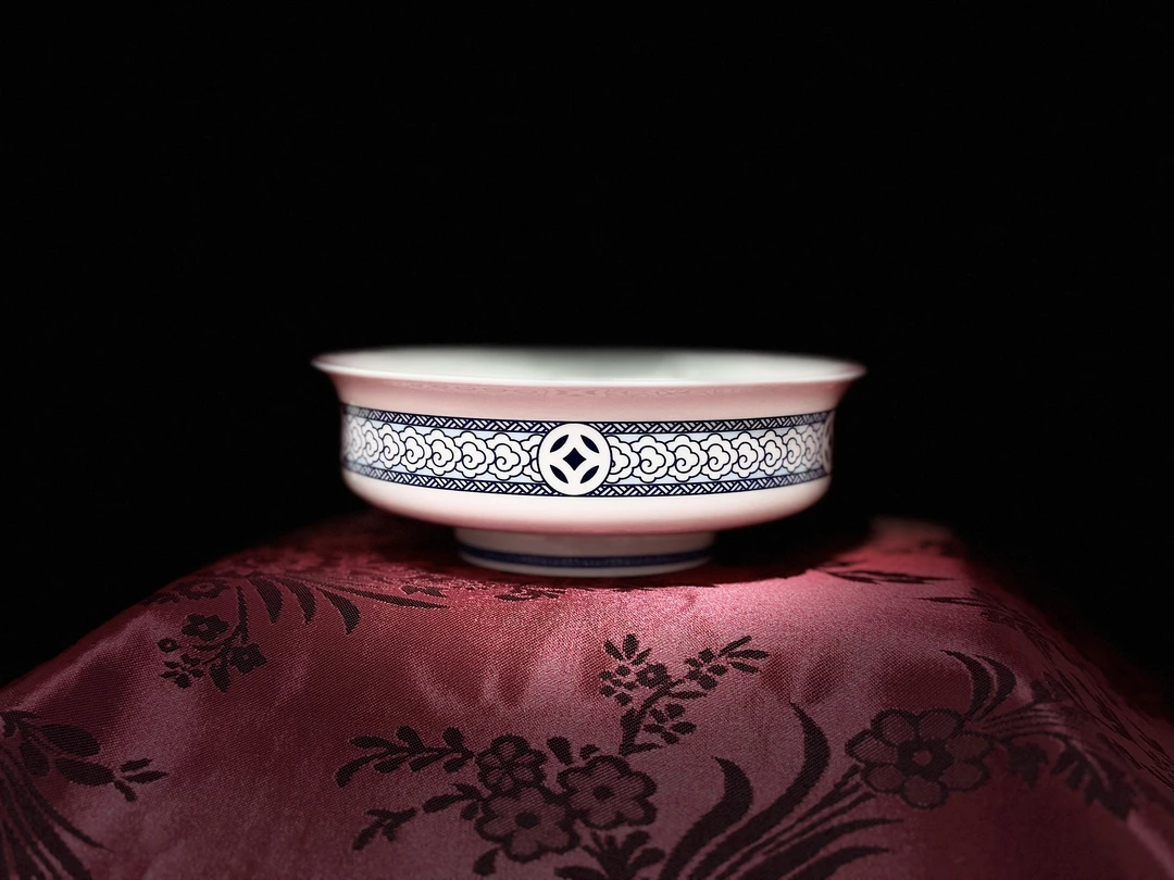 碗瓷碗饭碗1个茶洗密胺纯色彩绘陶瓷