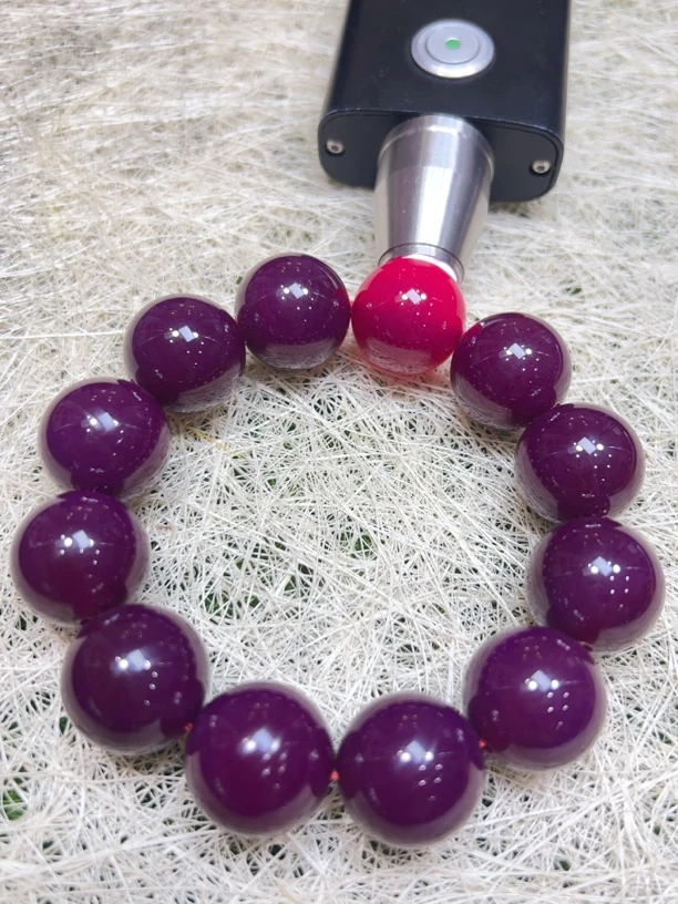 A015 精品紫杉醇之核玛瑙手串20mm高端大气