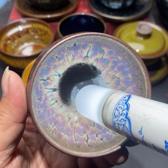 茶盏建盏主人杯茶壶盖碗品茗杯028