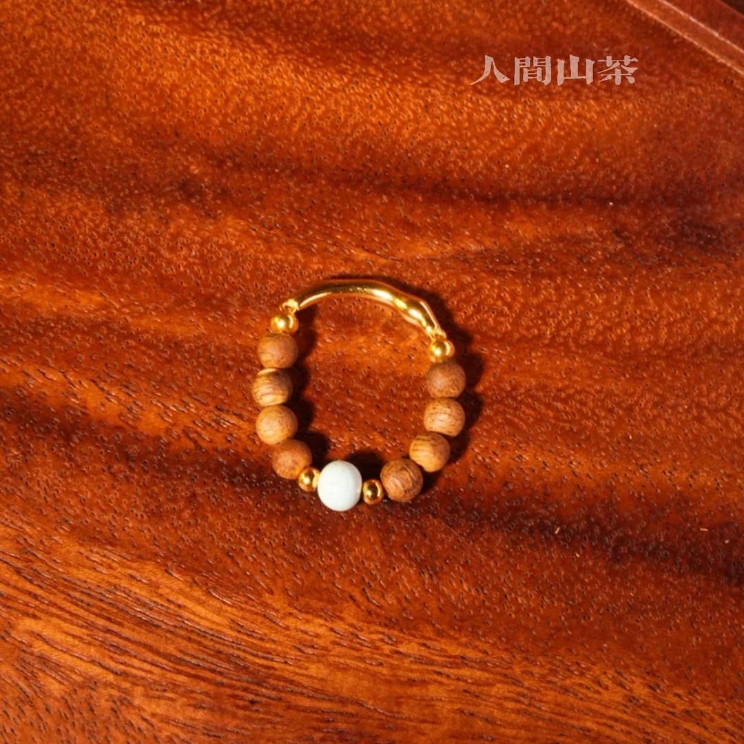 人间山茶 C19-2392 绿松石戒指